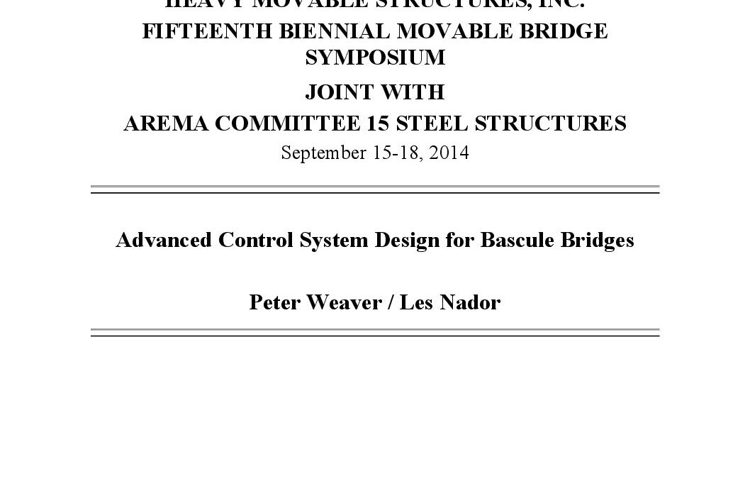 2014-HMS-Papers - Heavy Movable Structures